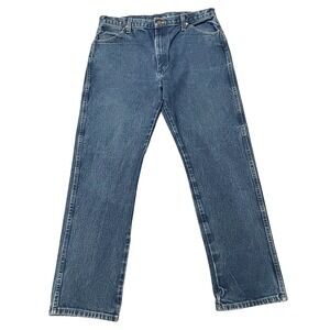 VTG‎ Y2K Wrangler 13MWZ Jeans Mens 38x32 Blue Med Wash Cowboy Cut Actual 38x31